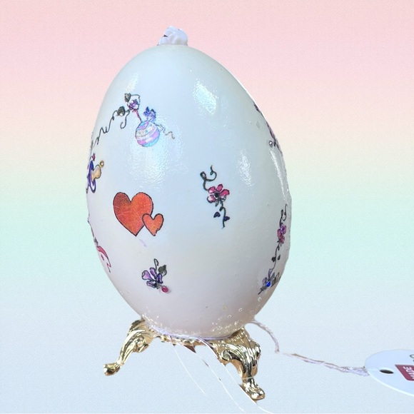 New 𝑯𝒂𝒏𝒅𝒎𝒂𝒅𝒆 Baby Decorative Goose Egg OOAK Gift - Picture 2 of 13